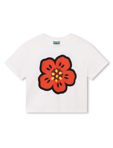 KENZO KIDS T-shirt bianca Boke Flower