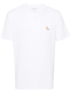 Maison Kitsuné T-shirt bianca fox chillax