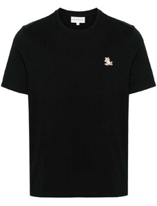 Maison Kitsuné T-shirt nera fox chillax