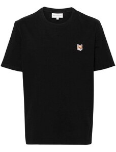 Maison Kitsuné T-shirt nera logo fox