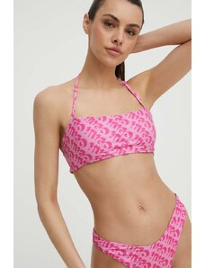 HUGO top bikini colore rosa