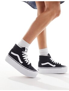 Vans - SK8-Hi - Sneakers affusolate grigio scuro con suola rialzata