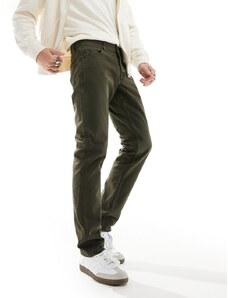 Scalpers - New - Pantaloni verde oliva scuro con cinque tasche