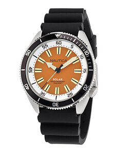 Orologio Nautica NAPATF203 – Cassa In Bio-Ceramica Nera 44 Mm, Cinturino Blu In Silicone, Impermeabile 50m