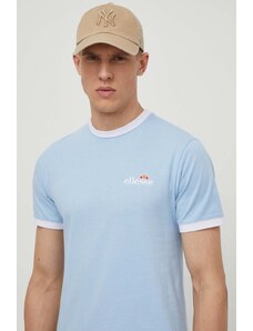 Ellesse t-shirt in cotone Meduno T-Shirt uomo colore blu navy con applicazione SHR10164