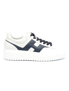 Sneakers Hogan H-Stripes in pelle bianco