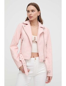 Guess giacca da motociclista donna colore rosa