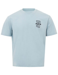T-Shirt in Cotone '1991' Armani Exchange M Azzurro 2000000015941