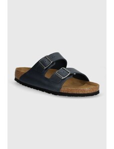 Birkenstock infradito in pelle Arizona uomo colore blu navy 1027033