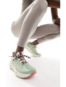 Asics - Gel-Nimbus 26 TR - Sneakers per il trail running verdi e rosa-Verde