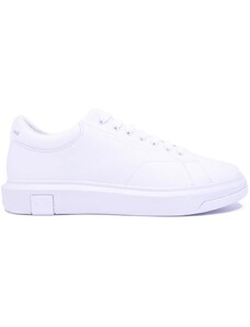 Armani Exchange Sneakers bianca in cuoio