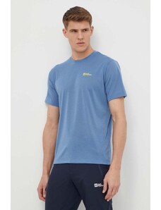 Jack Wolfskin maglietta da sport Vonnan colore blu