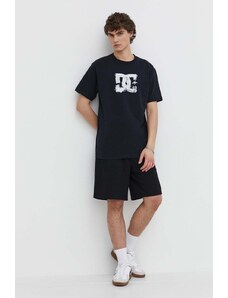 DC t-shirt in cotone Sketchy uomo colore nero ADYZT05357