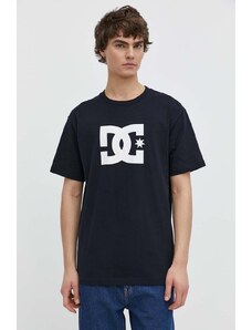 DC t-shirt in cotone Star uomo colore blu navy ADYZT05373