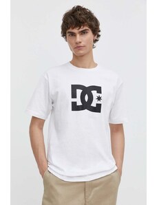 DC t-shirt in cotone Star uomo colore bianco ADYZT05373