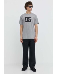 DC t-shirt in cotone Star uomo colore grigio ADYZT05373