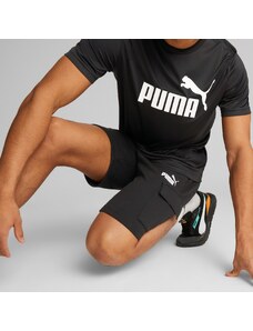 Pantaloncini cargo neri da uomo Puma Essentials