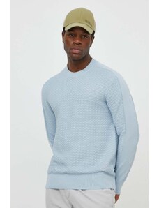 Armani Exchange maglione in cotone colore blu