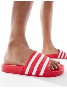 adidas Originals - adilette - Sliders rosso corallo-Rosa