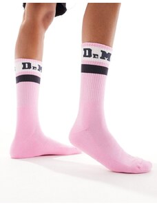Dr.Martens - Athletic - Calzini rosa con logo