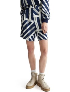 Liu Jo pantaloncino da donna navetta con design geometrico bianco blu