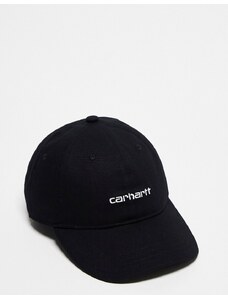 Carhartt WIP - Cappellino nero con scritta