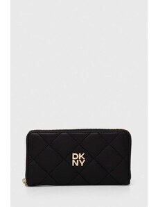 Dkny portafoglio in pelle donna colore nero R411BB84