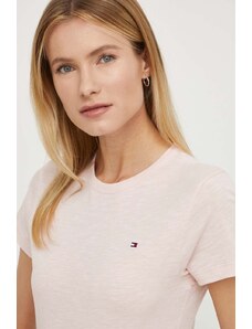 Tommy Hilfiger t-shirt in cotone donna colore rosa