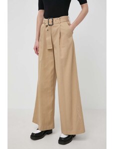 Karl Lagerfeld pantaloni donna colore beige