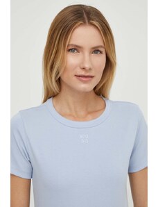 HUGO t-shirt donna colore blu 50512002