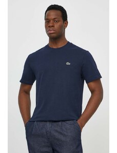 Lacoste t-shirt in cotone uomo colore blu navy