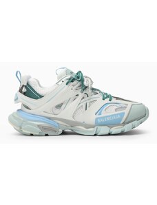 Balenciaga Sneaker Track bianca/blu/grigia in mesh e nylon