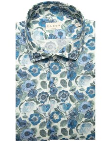 Xacus Camicia Tailor Fit Liberty Fabric floreale