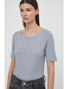 Marc O'Polo t-shirt in cotone donna colore grigio