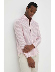 Michael Kors camicia di lino colore rosa