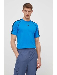 adidas Originals t-shirt in cotone uomo colore blu IS2830