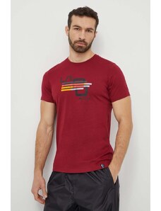 LA Sportiva t-shirt Stripe Cube uomo colore granata N98320320