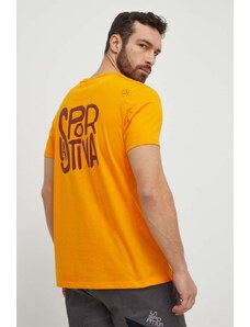 LA Sportiva t-shirt Back Logo uomo colore arancione F04102102
