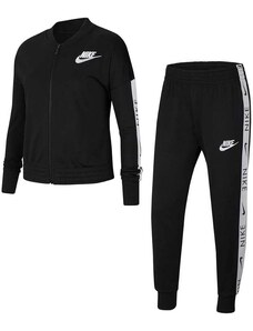 Nike Tuta full zip tricot black kids