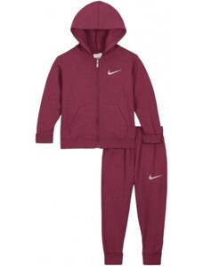 Nike Tuta completa full zip con cappuccio Rosewood kids
