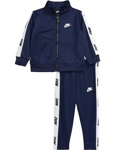 Nike tuta tricot blu ful zip kids