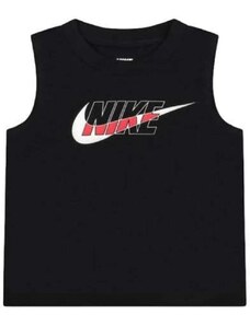 Nike SET T-SHIRT E SHORT MUSCLE black red kids