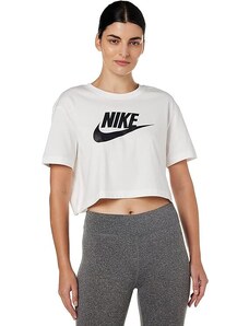 Nike Sportswear Essential T-shirt corta con logo white donna
