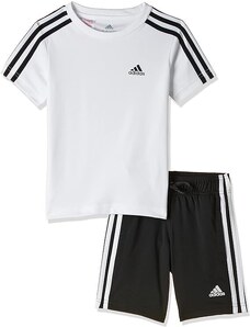 Adidas B 3s T Set Sportivo black white kids