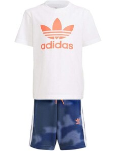adidas Completo t-shirt e pantaloncini sportvi Camo Print Multicolore Regular Fit kids
