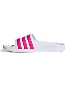 Adidas Adilette Aqua slides white pink kids