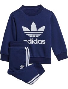 Adidas Tuta da Neonati Crew Sweatshirt Blu kids