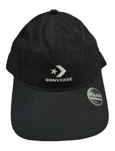 Converse Stacked Logo Cap Black Unisex