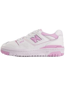 New Balance 550 scarpe bianche e rosa donna