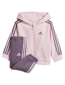 Adidas Completo tuta Essentials Full-Zip Hooded Jogger Set Rosa Regular Fit kids